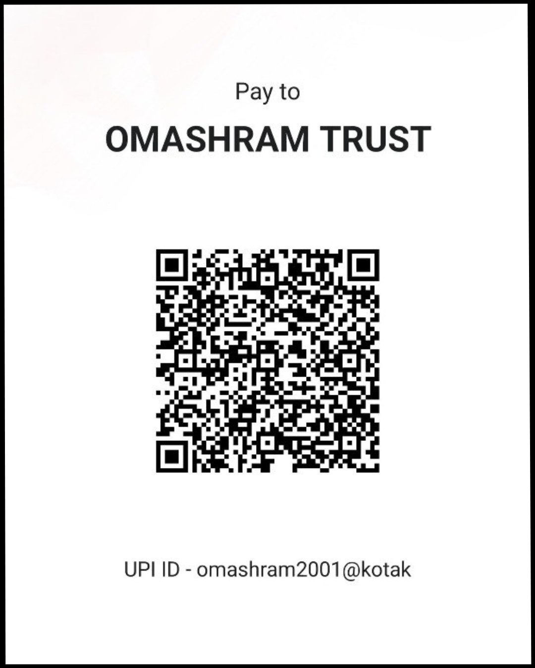 Donation QR Code